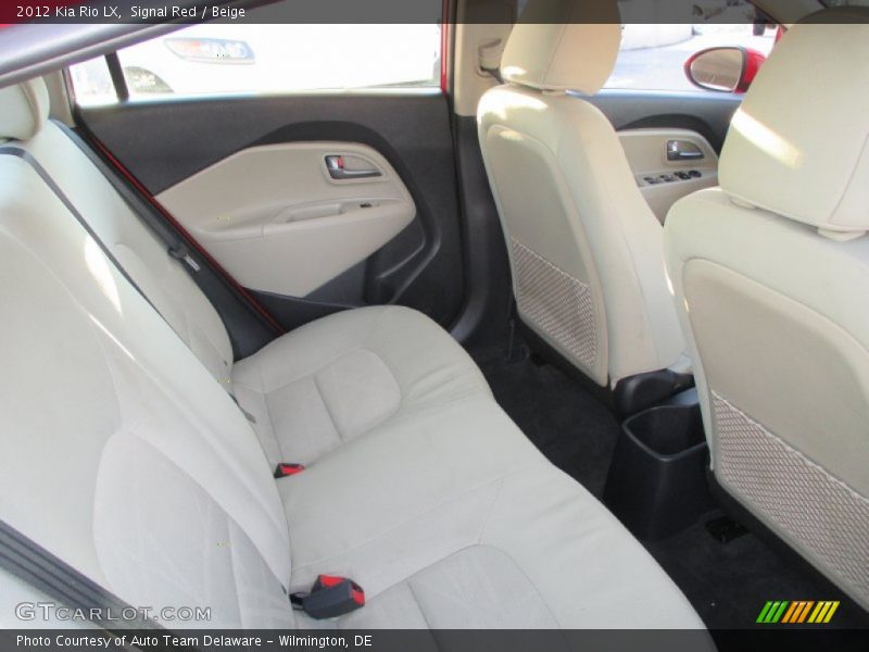 Signal Red / Beige 2012 Kia Rio LX
