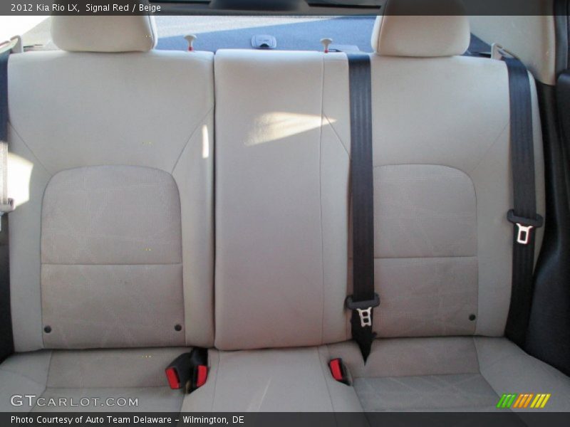 Signal Red / Beige 2012 Kia Rio LX
