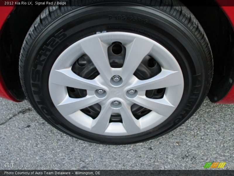 Signal Red / Beige 2012 Kia Rio LX