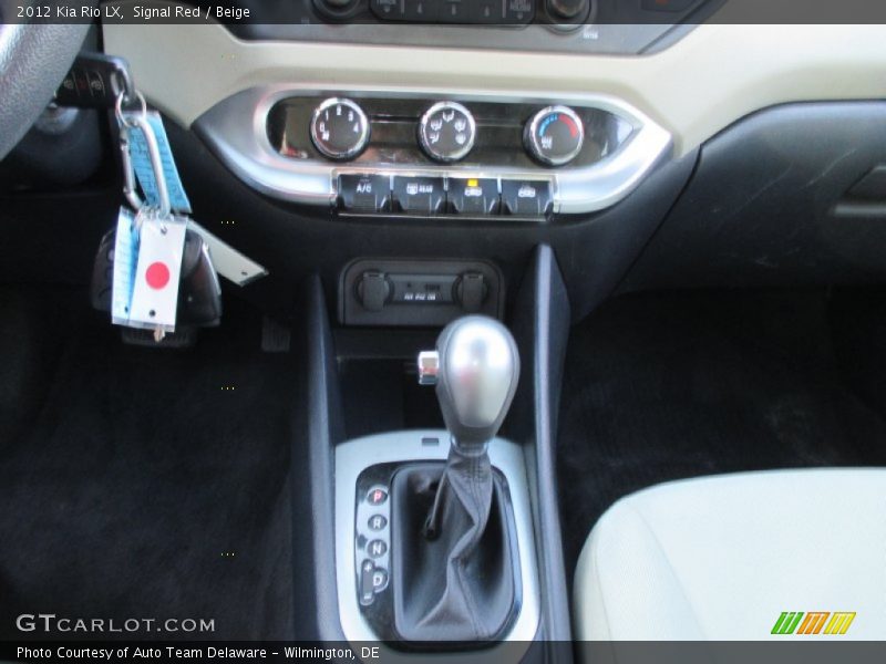 Signal Red / Beige 2012 Kia Rio LX