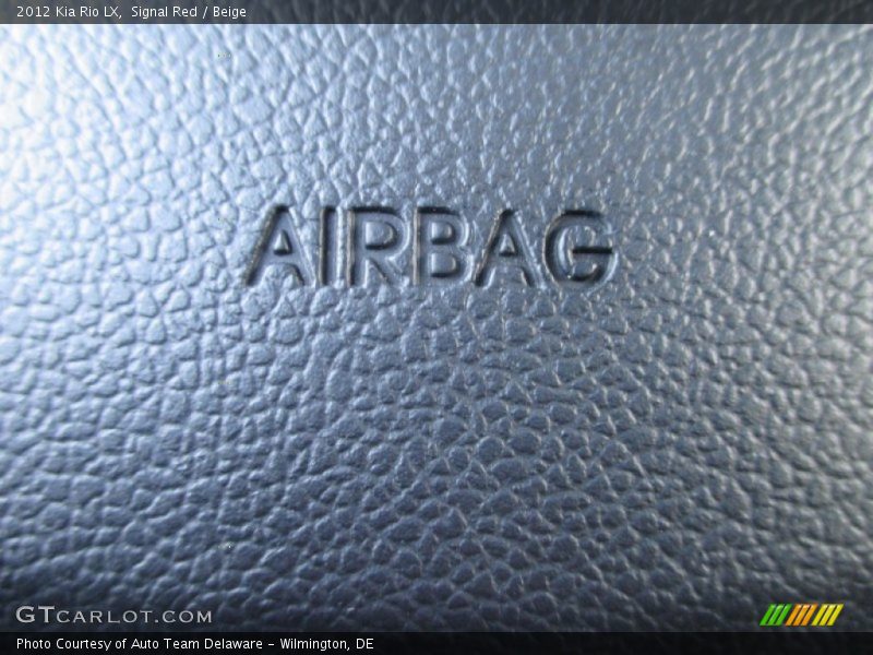 Signal Red / Beige 2012 Kia Rio LX