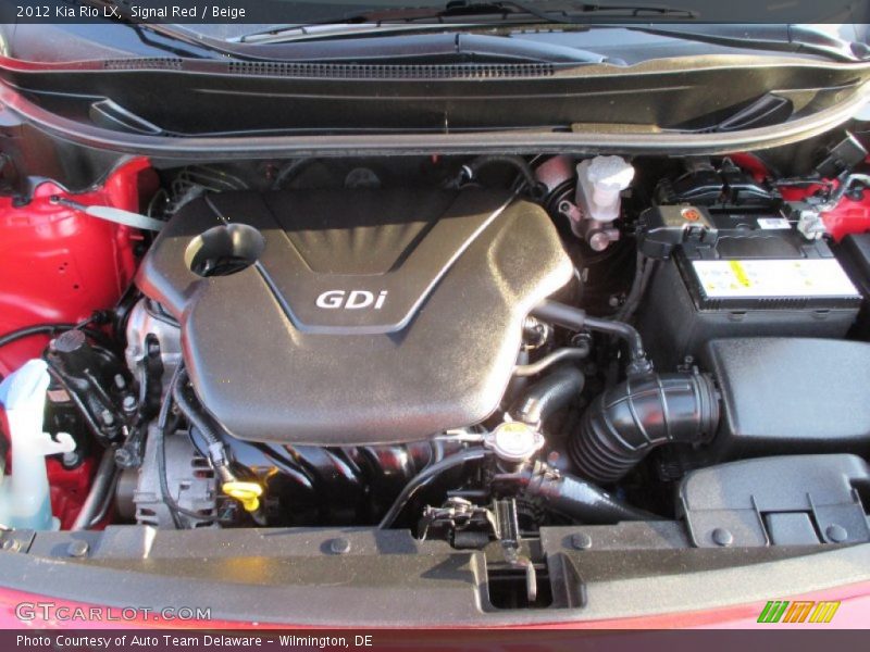 Signal Red / Beige 2012 Kia Rio LX