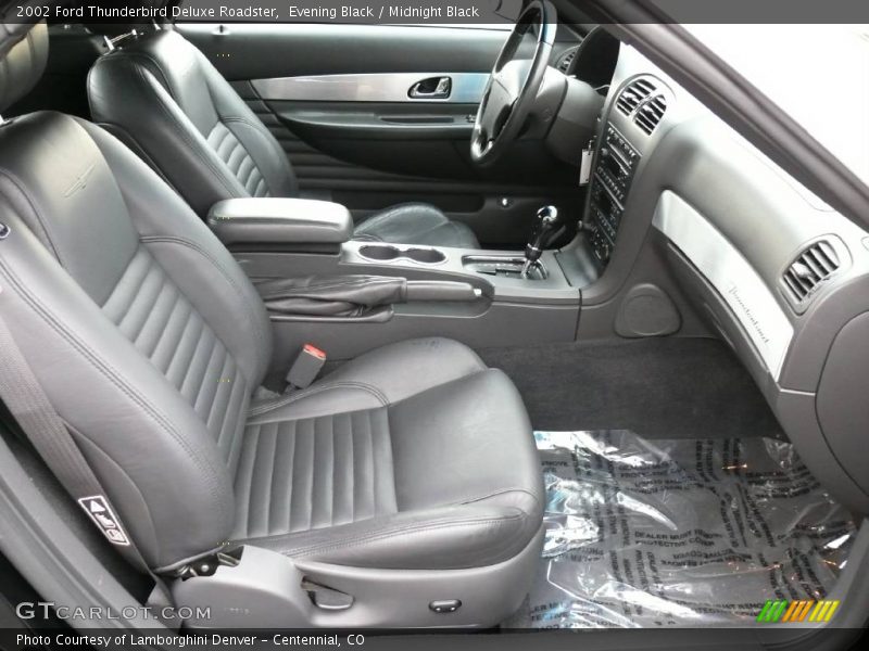 Evening Black / Midnight Black 2002 Ford Thunderbird Deluxe Roadster
