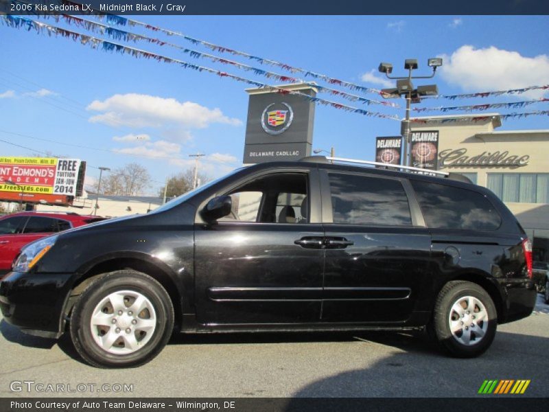 Midnight Black / Gray 2006 Kia Sedona LX