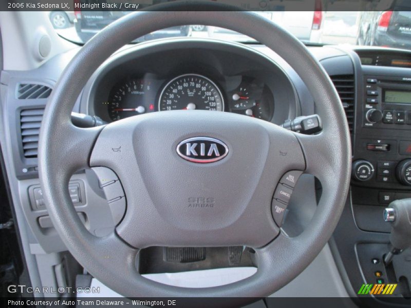 Midnight Black / Gray 2006 Kia Sedona LX