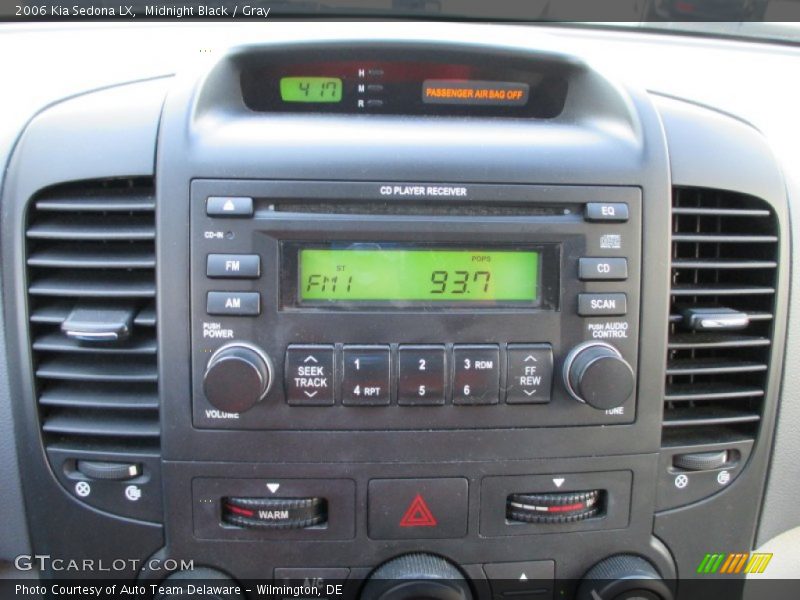 Midnight Black / Gray 2006 Kia Sedona LX