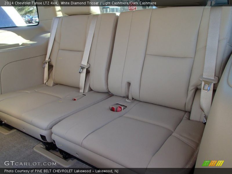 White Diamond Tricoat / Light Cashmere/Dark Cashmere 2014 Chevrolet Tahoe LTZ 4x4