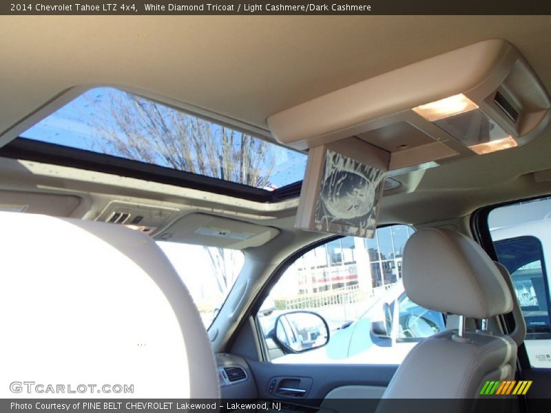 White Diamond Tricoat / Light Cashmere/Dark Cashmere 2014 Chevrolet Tahoe LTZ 4x4