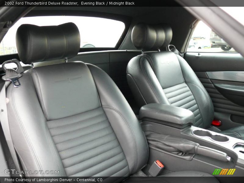 Evening Black / Midnight Black 2002 Ford Thunderbird Deluxe Roadster
