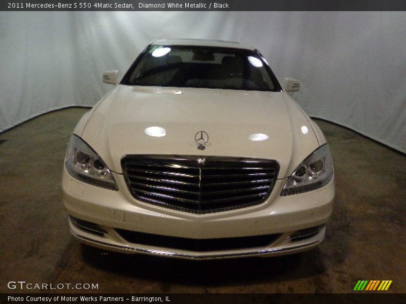 Diamond White Metallic / Black 2011 Mercedes-Benz S 550 4Matic Sedan