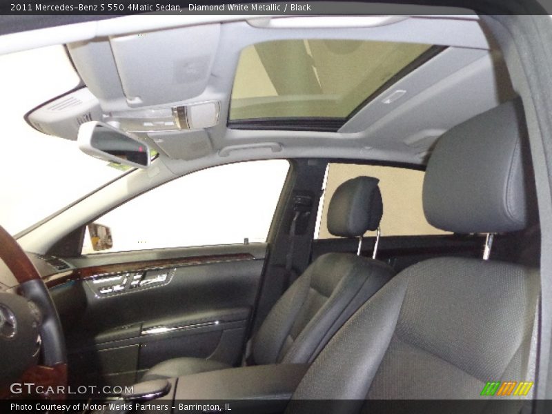 Diamond White Metallic / Black 2011 Mercedes-Benz S 550 4Matic Sedan