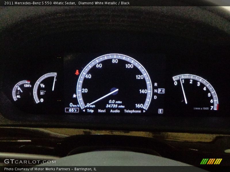 Diamond White Metallic / Black 2011 Mercedes-Benz S 550 4Matic Sedan
