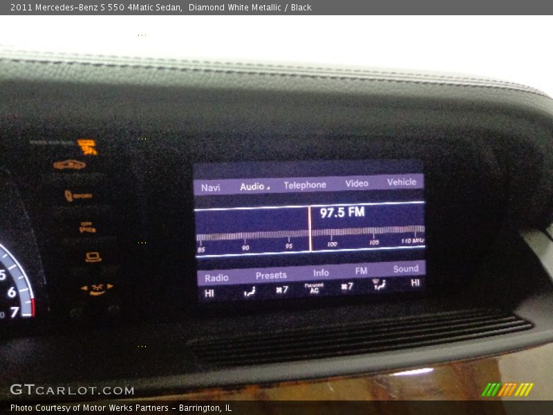 Diamond White Metallic / Black 2011 Mercedes-Benz S 550 4Matic Sedan