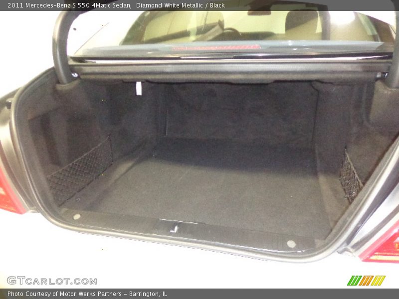 Diamond White Metallic / Black 2011 Mercedes-Benz S 550 4Matic Sedan
