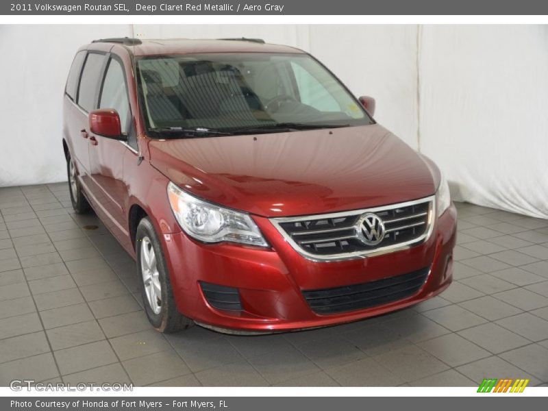 Deep Claret Red Metallic / Aero Gray 2011 Volkswagen Routan SEL