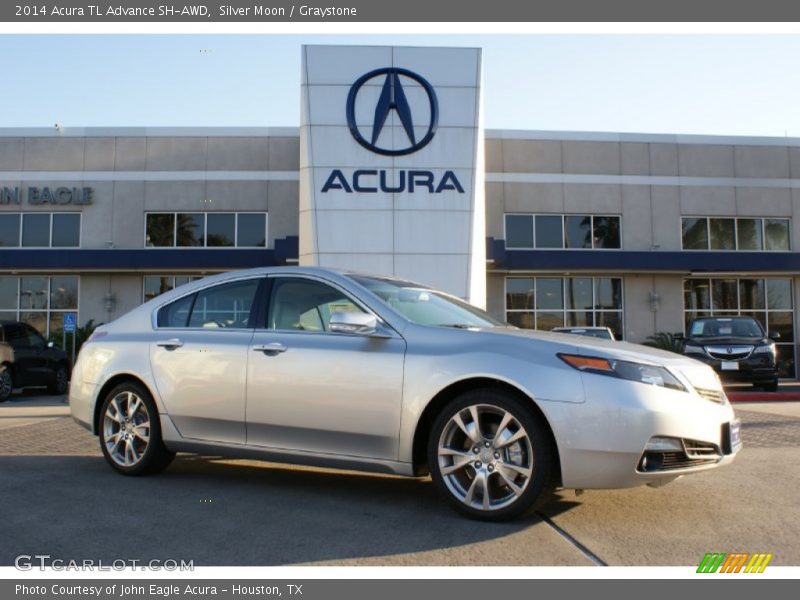 Silver Moon / Graystone 2014 Acura TL Advance SH-AWD