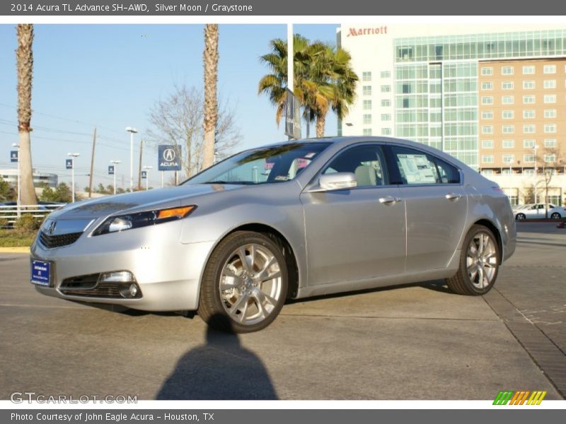 Silver Moon / Graystone 2014 Acura TL Advance SH-AWD