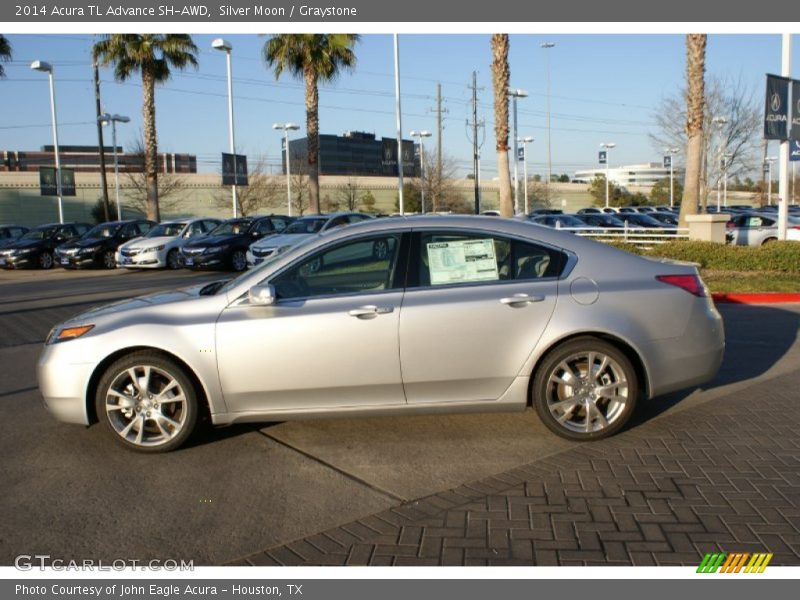 Silver Moon / Graystone 2014 Acura TL Advance SH-AWD