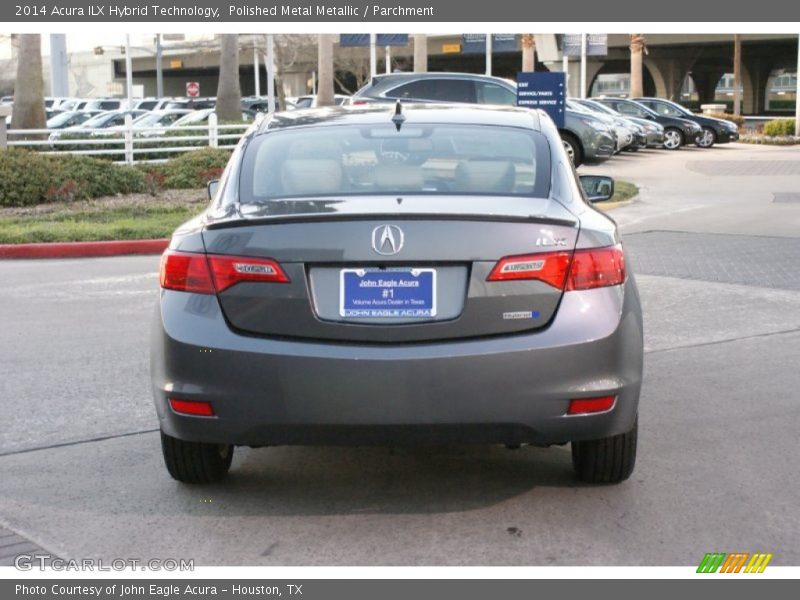 Polished Metal Metallic / Parchment 2014 Acura ILX Hybrid Technology
