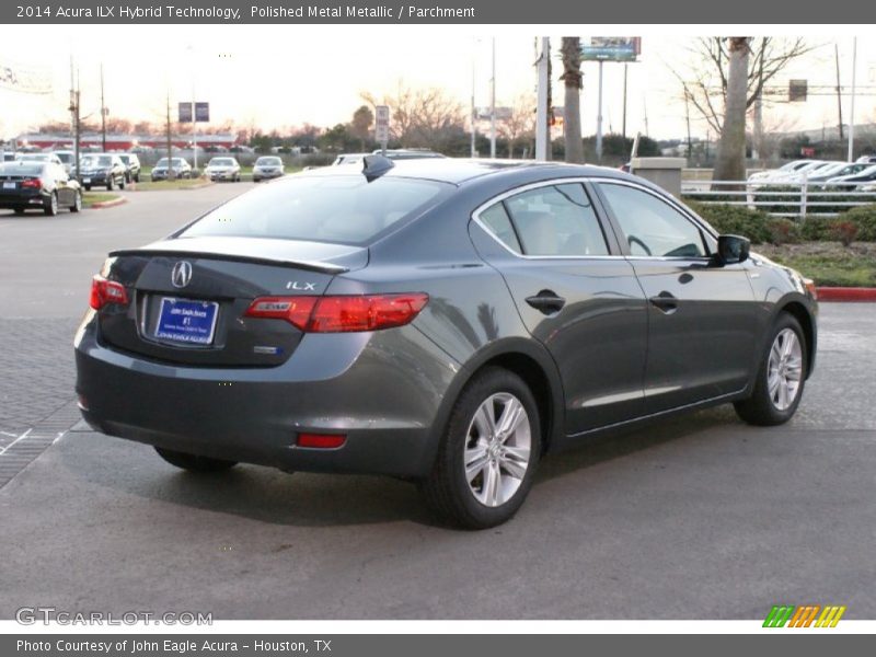 Polished Metal Metallic / Parchment 2014 Acura ILX Hybrid Technology
