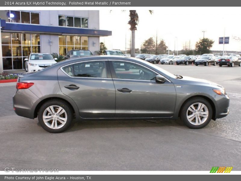 Polished Metal Metallic / Parchment 2014 Acura ILX Hybrid Technology
