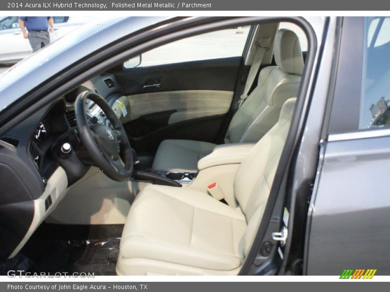 Polished Metal Metallic / Parchment 2014 Acura ILX Hybrid Technology
