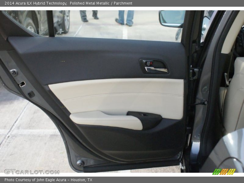 Polished Metal Metallic / Parchment 2014 Acura ILX Hybrid Technology