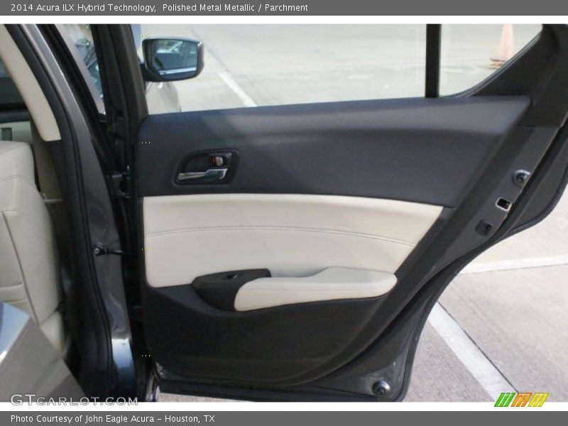 Polished Metal Metallic / Parchment 2014 Acura ILX Hybrid Technology