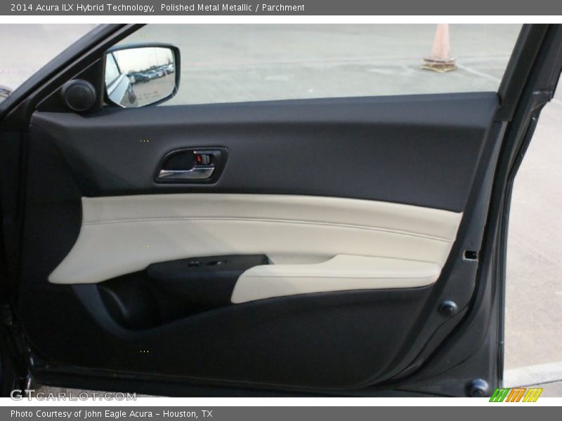 Polished Metal Metallic / Parchment 2014 Acura ILX Hybrid Technology