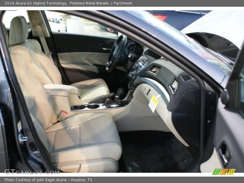 Polished Metal Metallic / Parchment 2014 Acura ILX Hybrid Technology
