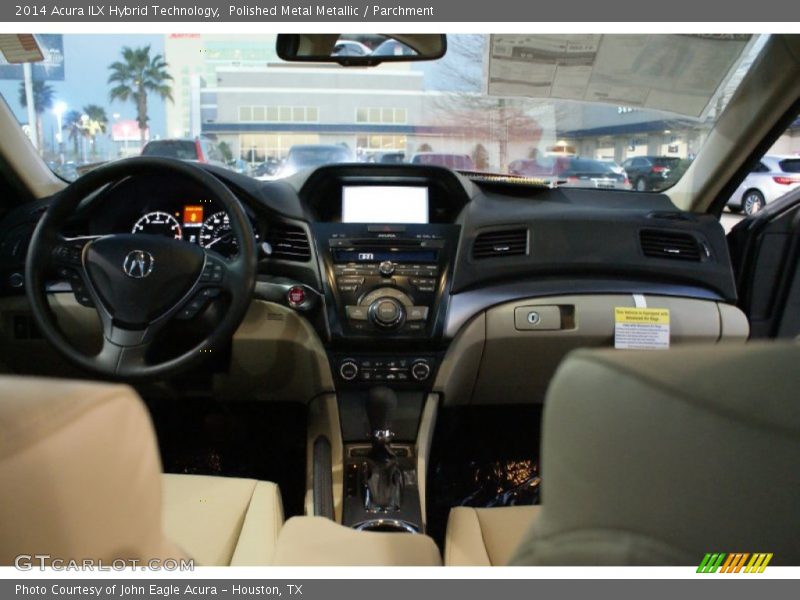 Polished Metal Metallic / Parchment 2014 Acura ILX Hybrid Technology