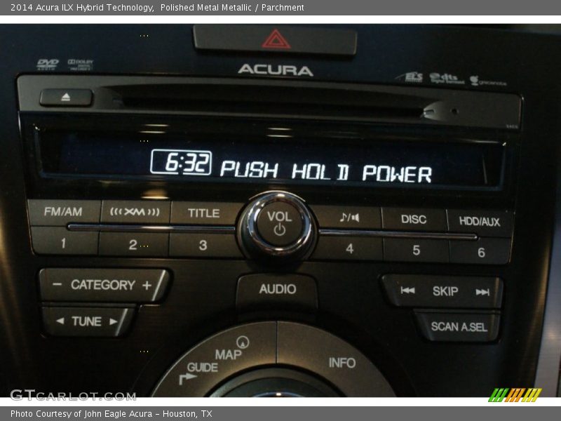 Polished Metal Metallic / Parchment 2014 Acura ILX Hybrid Technology