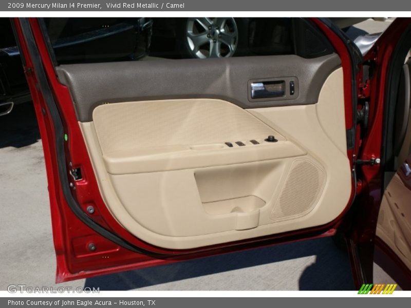 Vivid Red Metallic / Camel 2009 Mercury Milan I4 Premier