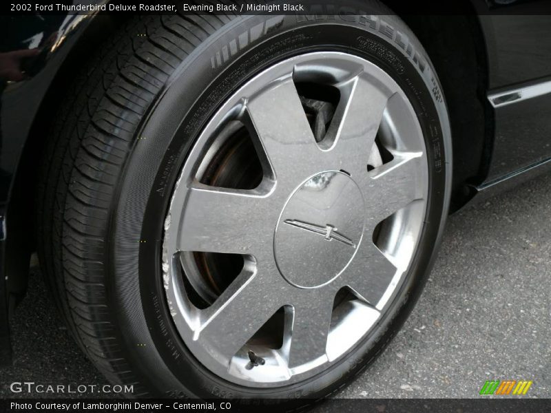 Evening Black / Midnight Black 2002 Ford Thunderbird Deluxe Roadster