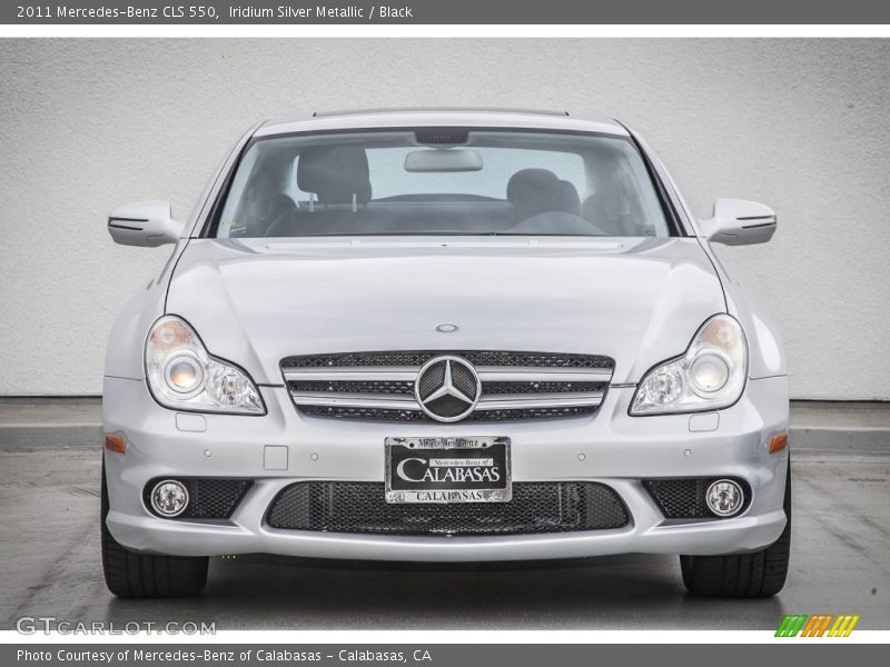 Iridium Silver Metallic / Black 2011 Mercedes-Benz CLS 550