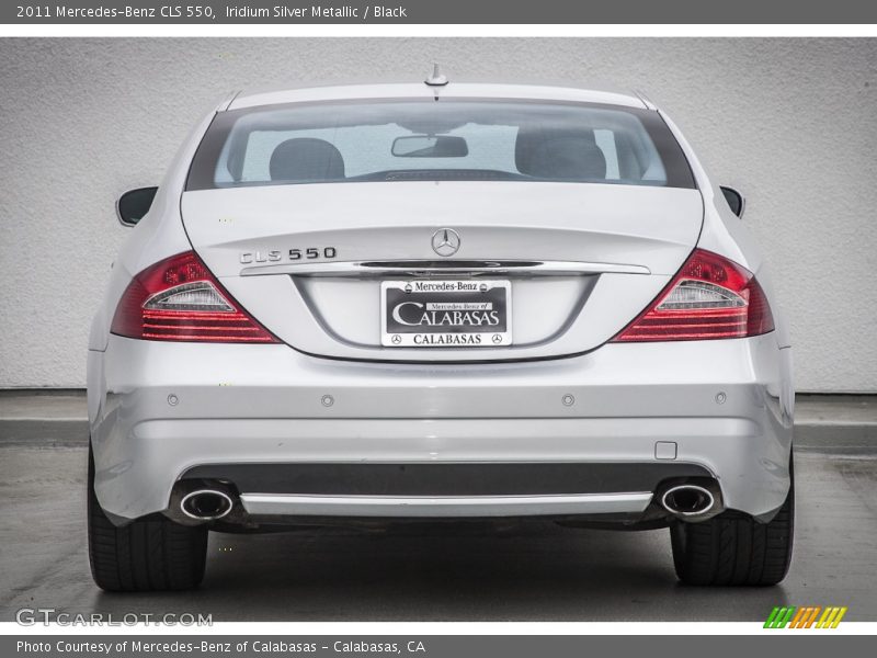 Iridium Silver Metallic / Black 2011 Mercedes-Benz CLS 550