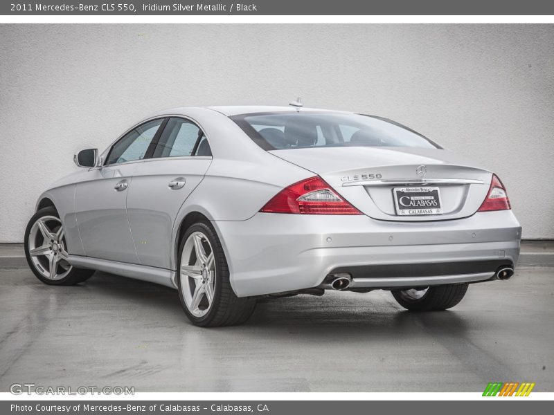 Iridium Silver Metallic / Black 2011 Mercedes-Benz CLS 550