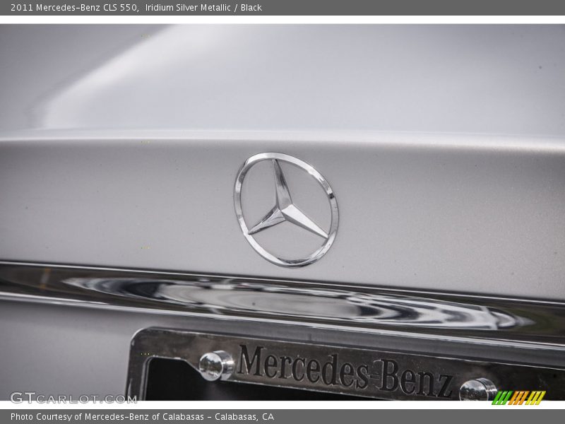 Iridium Silver Metallic / Black 2011 Mercedes-Benz CLS 550