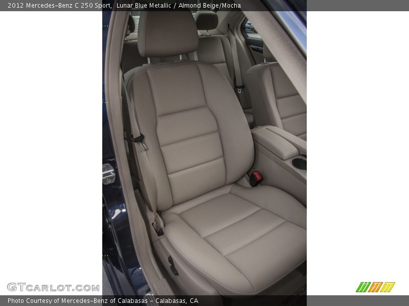 Lunar Blue Metallic / Almond Beige/Mocha 2012 Mercedes-Benz C 250 Sport