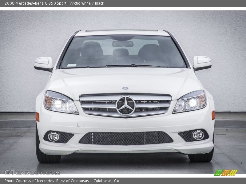 Arctic White / Black 2008 Mercedes-Benz C 350 Sport