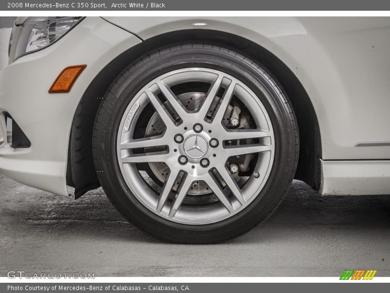 Arctic White / Black 2008 Mercedes-Benz C 350 Sport