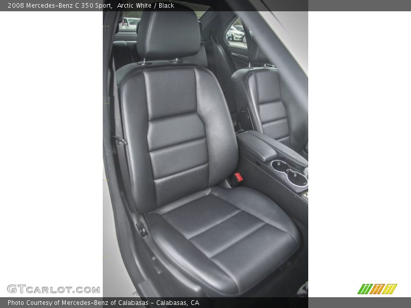 Arctic White / Black 2008 Mercedes-Benz C 350 Sport