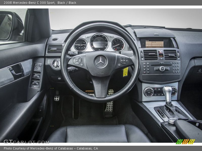 Black / Black 2008 Mercedes-Benz C 300 Sport