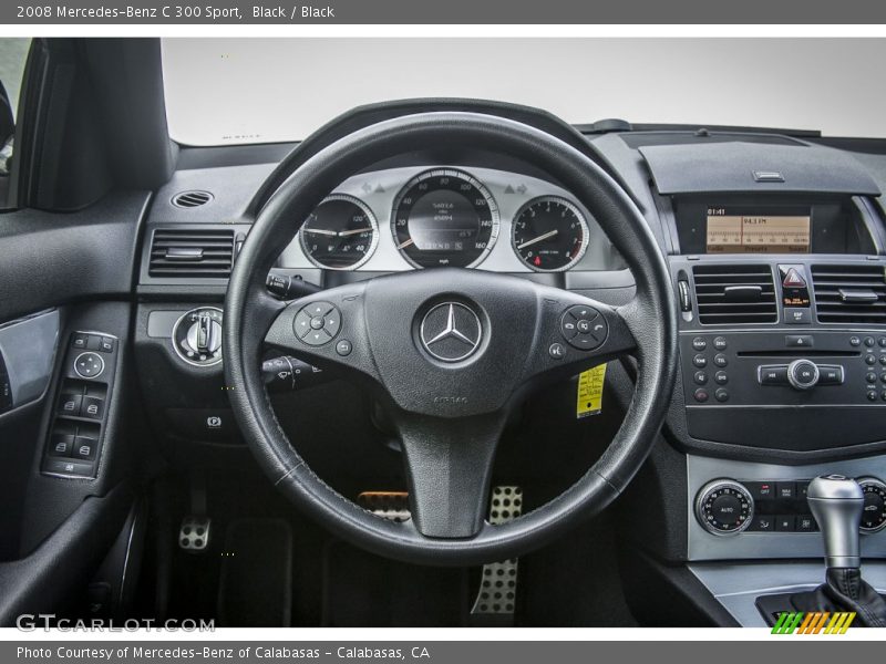 Black / Black 2008 Mercedes-Benz C 300 Sport