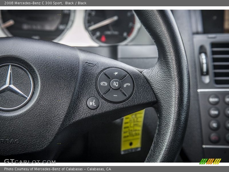 Black / Black 2008 Mercedes-Benz C 300 Sport
