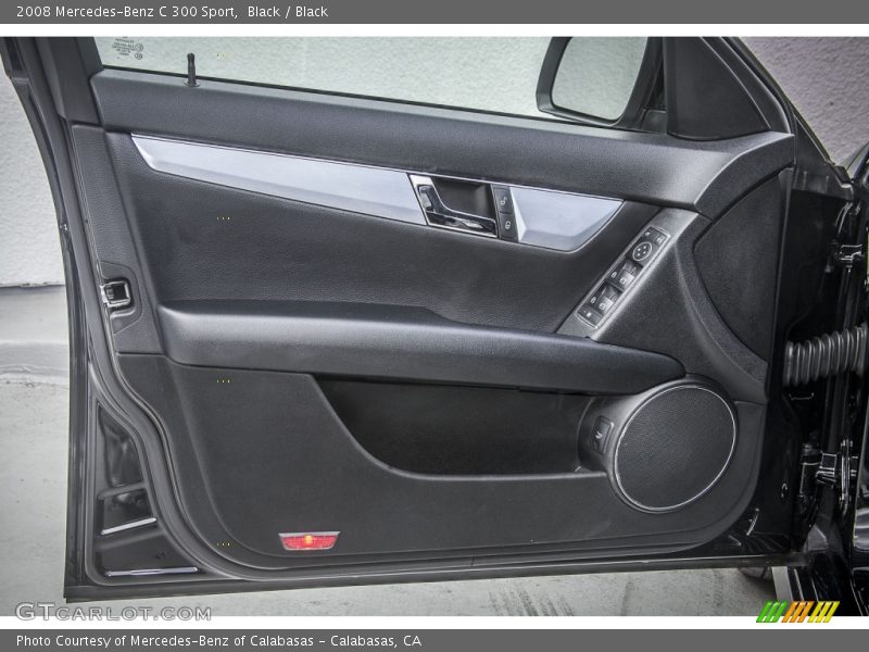 Black / Black 2008 Mercedes-Benz C 300 Sport