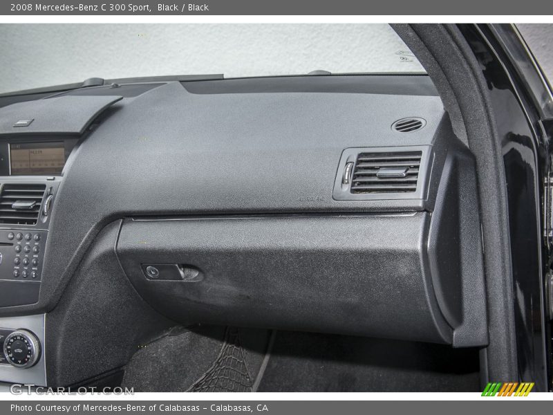 Black / Black 2008 Mercedes-Benz C 300 Sport