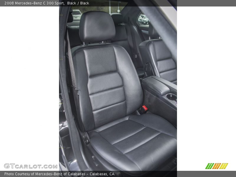 Black / Black 2008 Mercedes-Benz C 300 Sport