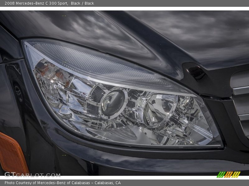 Black / Black 2008 Mercedes-Benz C 300 Sport