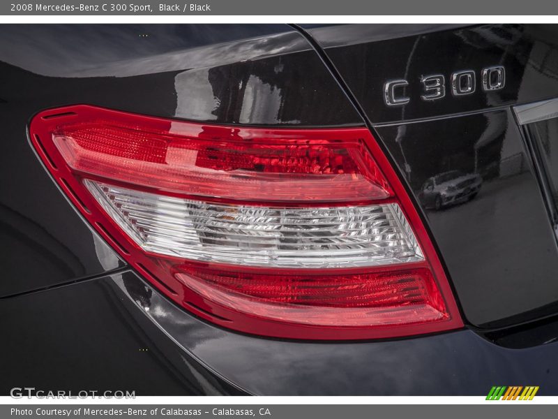 Black / Black 2008 Mercedes-Benz C 300 Sport